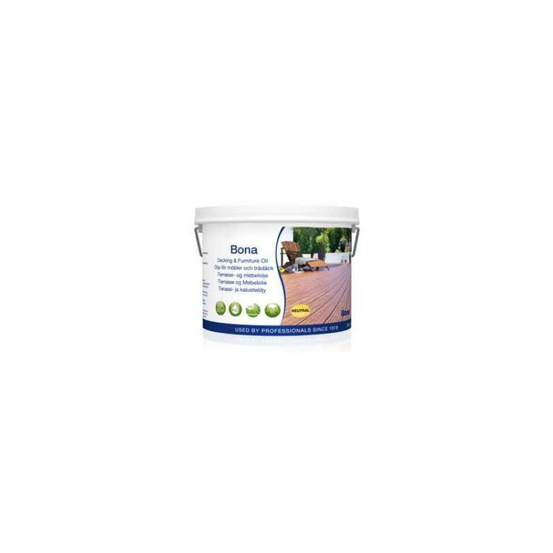 Huile pour bois extérieur et mobilier 2,5l séquoia bona -wo904015002
