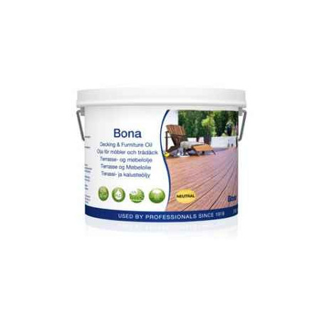 Huile pour bois extérieur et mobilier 2,5l séquoia bona -wo904015002