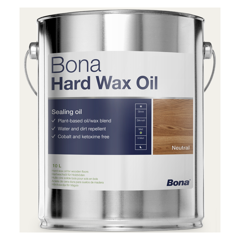 Huile-cire dure Bona Hardwax Oil - Satiné - 10 L